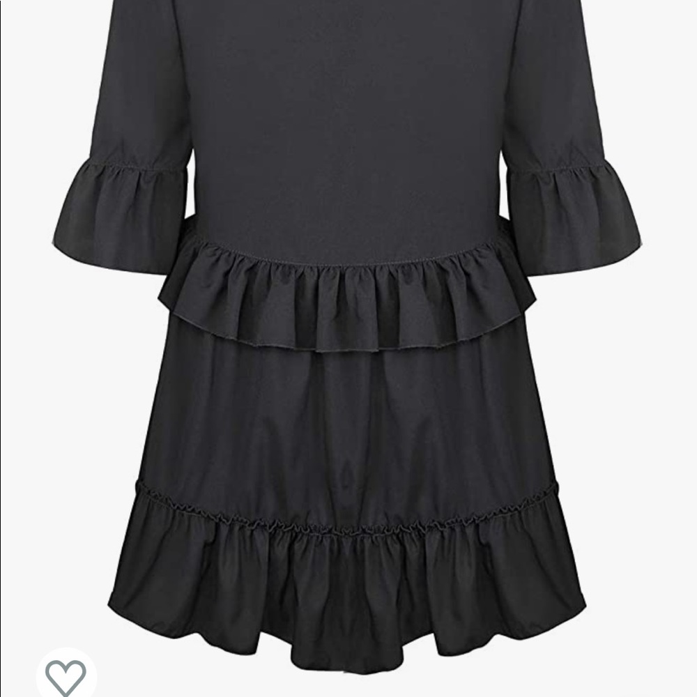 V Neck Ruffle Dress - Picture 2 of 6